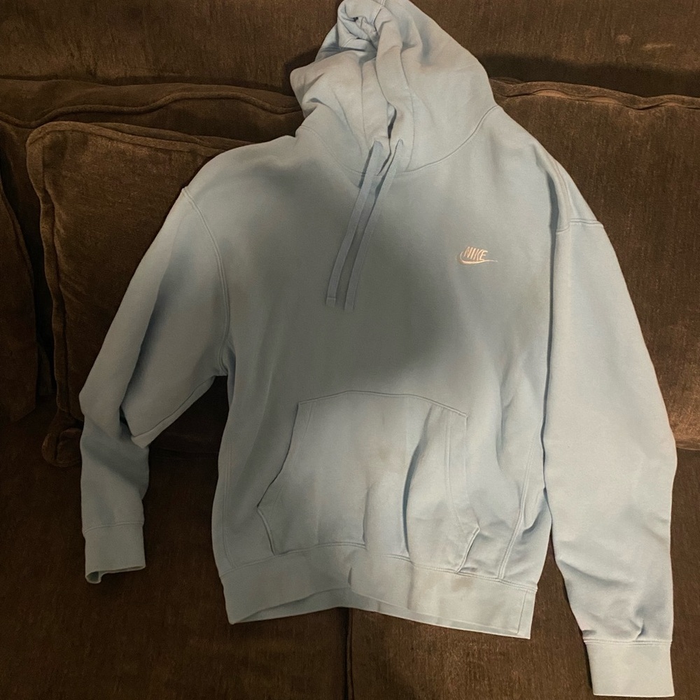 Nike Sky Blue Pullover Hoodie